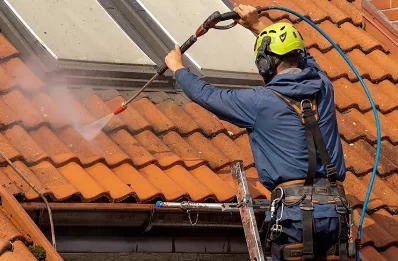 Démoussage et hydrofuge de toiture à Imling